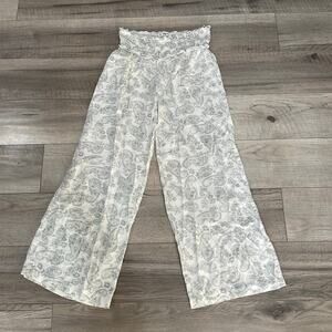 Saltylemon size small paisley wide leg pants beach wear